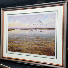 Load image into Gallery viewer, Al Barnes Final Approach Coastal Conservation Association CCA Lithograph - Brand New Custom Sporting Frame