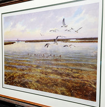 Load image into Gallery viewer, Al Barnes - Final Approach - Coastal Conservation Association CCA Lithograph - Brand New Custom Sporting Frame