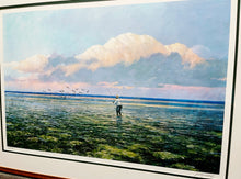 Load image into Gallery viewer, Al Barnes Flyfishing The Flats GiClee - Brand New Super Custom Sporting Frame