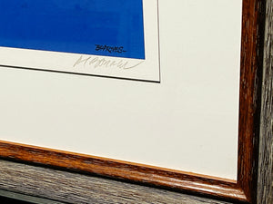 Al Barnes - Tournament Marlin - Rare Marlin Remarque - Brand New Custom Sporting Frame