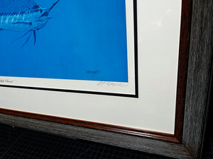 Al Barnes - Multiple Choice - Coastal Conservation Association CCA Lithograph - Brand New Custom Sporting Frame