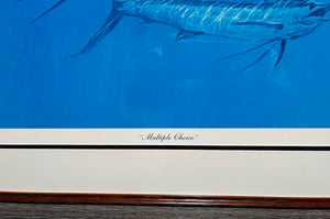 Al Barnes - Multiple Choice - Coastal Conservation Association CCA Lithograph - Brand New Custom Sporting Frame