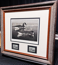 Load image into Gallery viewer, Alderson Magee - 1976 Federal Waterfowl Stamp Print With Double Stamps - Brand New Custom Sporting Frame