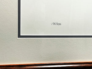Ben Kocian - Double Trouble - Lithograph Coastal Conservation Association CCA - Brand New Custom Sporting Frame