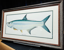 Load image into Gallery viewer, Ben Kocian - Tarpon  - Texas Sea Center Poster Art Lithograph Quality - Brand New Custom Sporting Frame