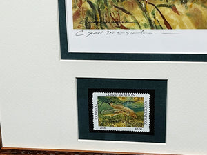 Chance Yarbrough - 2016 CCA Coastal Conservation Association Stamp Print With Double Stamps - Brand New Custom Sporting Frame