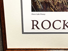Load image into Gallery viewer, Chance Yarbrough - Fence Lake Frenzy Rockport Art Poster 2015 - Redfish &amp; Speck - Brand New Custom Sporting Frame