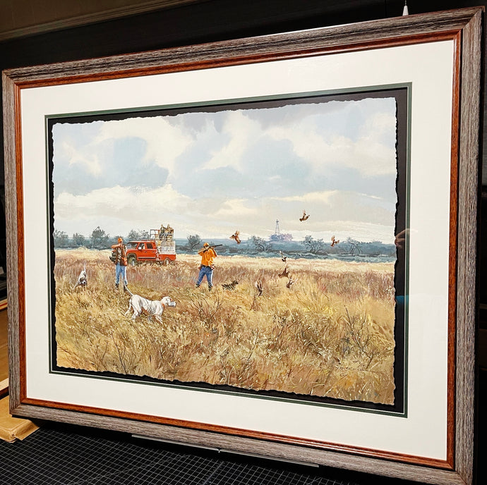 Chance Yarbrough Ferarri GiClee Full Sheet Artist Proof - Brand New Super Custom Sporting Frame