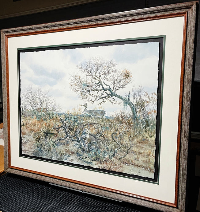 Chance Yarbrough Pit Blind Booner GiClee Full Sheet - Brand New Custom Sporting Frame