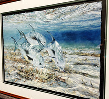 Load image into Gallery viewer, Chance Yarbrough - Rag Head Permit - Half Sheet GiClee - Permit Fishing - Brand New Custom Sporting Frame