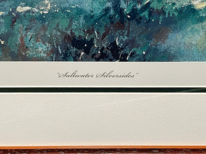 Chance Yarbrough - Saltwater Silversides - Lithograph AP - Tarpon - Brand New Custom Sporting Frame  *** FALL SPECIAL  ***