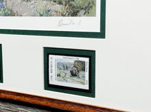 Load image into Gallery viewer, David Drinkard - 1994 Texas Turkey Stamp Print With Stamp - Brand New Custom Sporting Frame