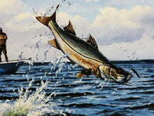 Load image into Gallery viewer, David Drinkard - 2007 Texas Saltwater Stamp Print With Stamp - Brand New Custom Sporting Frame