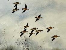 Load image into Gallery viewer, David Hagerbaumer - Widgeon Pitchin&#39; In - Original Acrylic Painting - Brand New Custom Sporting Frame