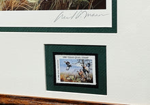 Load image into Gallery viewer, David Maass - 1990 First Of Series Texas Quail Stamp Print With Double Stamps - Brand New Custom Sporting Frame