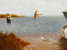 Load image into Gallery viewer, Don Bowlin - Sunken Treasure - Original Oil Painting - Brand New Custom Sporting Frame