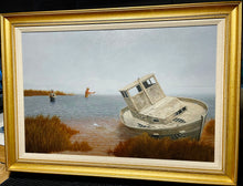 Load image into Gallery viewer, Don Bowlin - Sunken Treasure - Original Oil Painting - Brand New Custom Sporting Frame