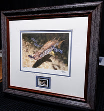 Load image into Gallery viewer, Don Ray 1999 Coastal Conservation Association CCA Stamp Print With Stamp - Brand New Super Custom Sporting Frame