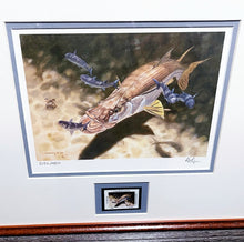 Load image into Gallery viewer, Don Ray 1999 Coastal Conservation Association CCA Stamp Print With Stamp - Brand New Super Custom Sporting Frame
