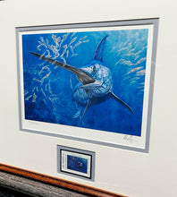 Load image into Gallery viewer, Don Ray 2015 Texas Saltwater Stamp Print With Stamp - Brand New Super Custom Sporting Frame