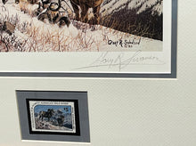 Load image into Gallery viewer, Gary Swanson 1980 Foundation For North American Wild Sheep Conservation Stamp Print With Stamp - Brand New Super Custom Sporting Frame