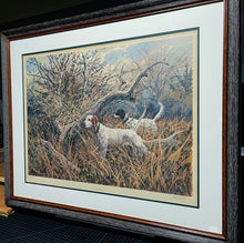 Load image into Gallery viewer, Herb Booth A Split Covey Lithograph - Brand New Super Custom Sporting Frame