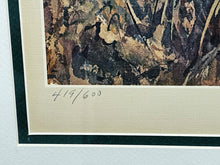 Load image into Gallery viewer, Herb Booth A Split Covey Lithograph - Brand New Super Custom Sporting Frame