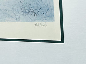 Herb Booth - A Winter Haven With Grouse Remarque - Lithograph - Brand New Custom Sporting Frame