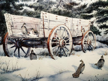 Load image into Gallery viewer, Herb Booth - A Winter Haven With Grouse Remarque - Lithograph - Brand New Custom Sporting Frame