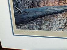 Load image into Gallery viewer, Herb Booth - Driftwood Blind - Lithograph AP - Brand New Custom Sporting Frame