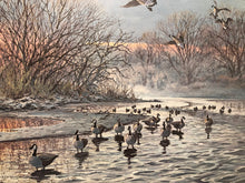 Load image into Gallery viewer, Herb Booth - Driftwood Blind - Lithograph AP - Brand New Custom Sporting Frame