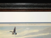 Load image into Gallery viewer, Herb Booth - Driftwood Blind - Lithograph AP - Brand New Custom Sporting Frame