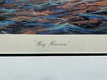 Load image into Gallery viewer, Herb Booth - Hog Heaven - Lithograph - Brand New Custom Sporting Frame