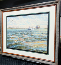 Load image into Gallery viewer, Herb Booth - Land Cut - GiClee Artist Proof - Brand New Custom Sporting Frame