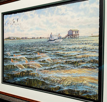 Load image into Gallery viewer, Herb Booth - Land Cut - GiClee Artist Proof - Brand New Custom Sporting Frame