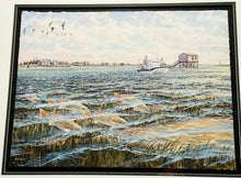 Load image into Gallery viewer, Herb Booth - Land Cut - GiClee Artist Proof - Brand New Custom Sporting Frame