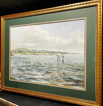 Load image into Gallery viewer, Herb Booth - And Be Ready - FS Original Watercolor Painting - Original Custom Sporting Frame