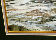 Load image into Gallery viewer, Herb Booth - And Be Ready - FS Original Watercolor Painting - Original Custom Sporting Frame