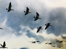 Load image into Gallery viewer, Herb Booth - Leeward Roost - Original Watercolor Painting - Brand New Custom Sporting Frame