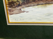 Load image into Gallery viewer, Herb Booth - Marsh Mallards - Original Watercolor Painting - Original Custom Sporting Frame
