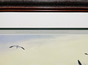 Herb Booth - Painters Surf - Print - Coastal Conservation Association CCA AP W Rare Booth Remarque - Brand New Custom Sporting Frame