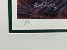 Load image into Gallery viewer, Herb Booth - Piney Woods Action - Lithograph - Brand New Custom Sporting Frame