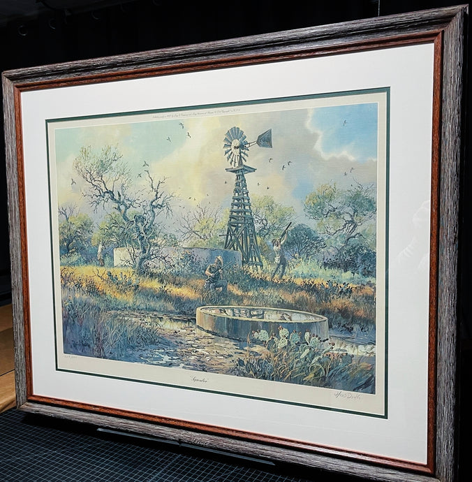 Herb Booth September Lithograph - Coastal Conservation Association CCA - Brand New Super Custom Sporting Frame