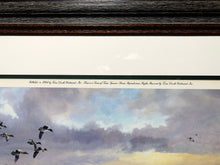 Load image into Gallery viewer, Herb Booth - Teal and Palmetto - Lithograph - Brand New Custom Sporting Frame