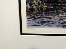 Load image into Gallery viewer, Herb Booth - Teal and Palmetto - Lithograph - Brand New Custom Sporting Frame