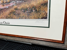 Load image into Gallery viewer, Herb Booth Texas Oasis Lithograph - Artist Proof - Brand New Super Custom Sporting Frame