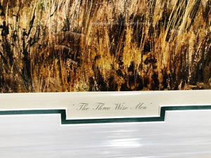 Herb Booth - Three Wise Men - Lithograph -  Brand New Custom Sporting Frame