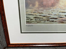 Load image into Gallery viewer, Herb Booth - Working The Shallows - Lithograph - Brand New Custom Sporting Frame