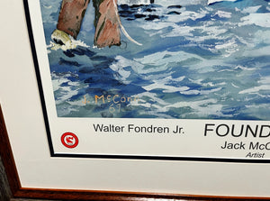 Jack McConn - Founders - Gulf Coast Conservation Association GCCA - Brand New Custom Sporting Frame
