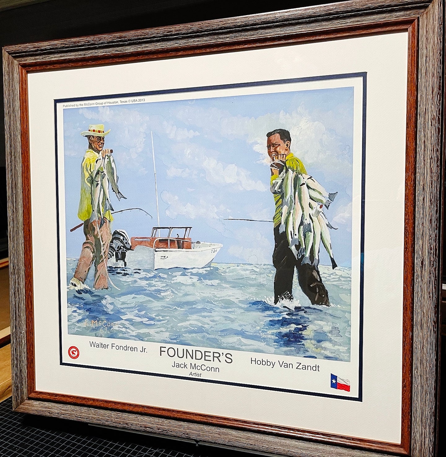 Jack McConn - Founders - Gulf Coast Conservation Association GCCA - Brand New Custom Sporting Frame